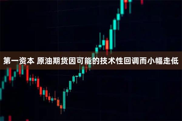 第一资本 原油期货因可能的技术性回调而小幅走低